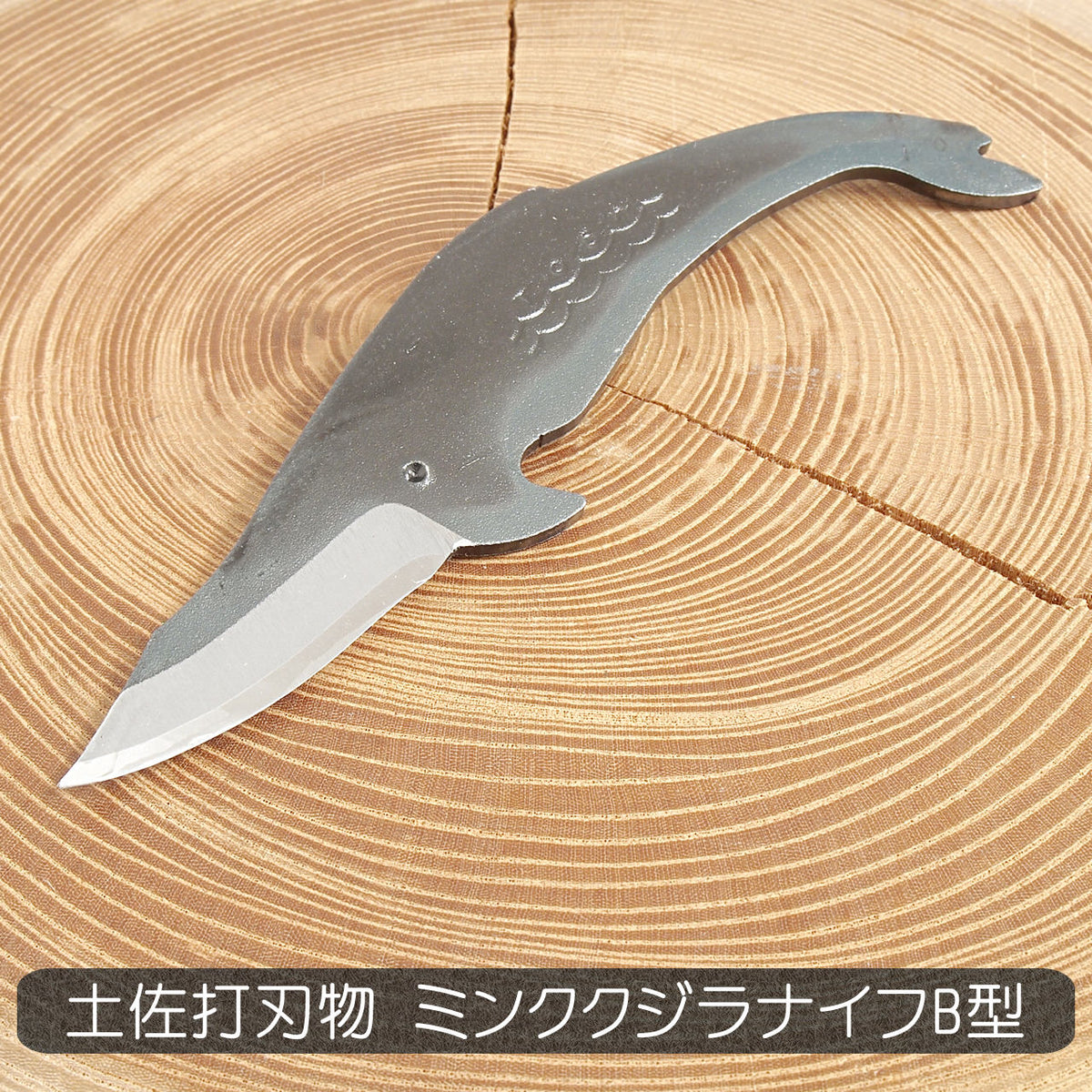 くじらナイフ ミンククジラB 通販 / 土佐刃物 販売 土佐打刃物屋