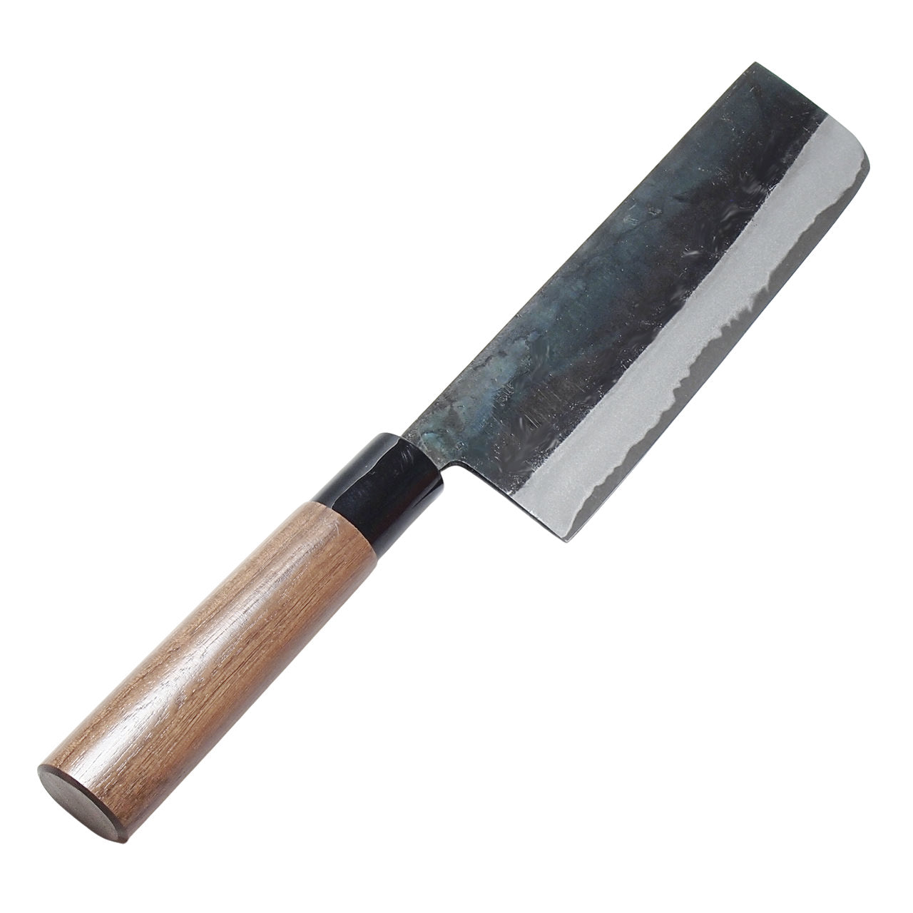 黒打ち 丹念に鍛造された菜切り 包丁 10本セット 菜切り包丁 黒打ち仕上げ 両刃 青鋼 通販 / 土佐刃物 販売 土佐打刃物屋