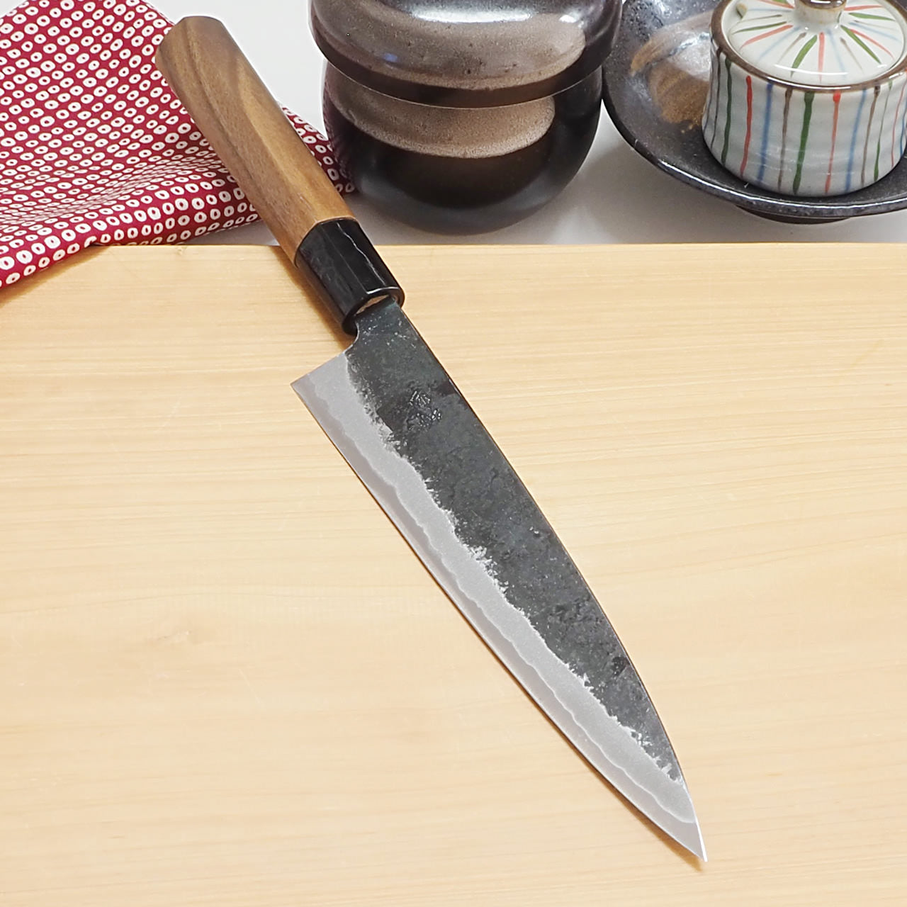 刺身包丁 柳刃包丁 両刃 黒打ち仕上げ 通販 / 土佐刃物 販売 土佐打刃物屋